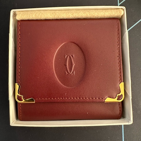 Cartier Red Leather Wallet - Picture 7 of 7